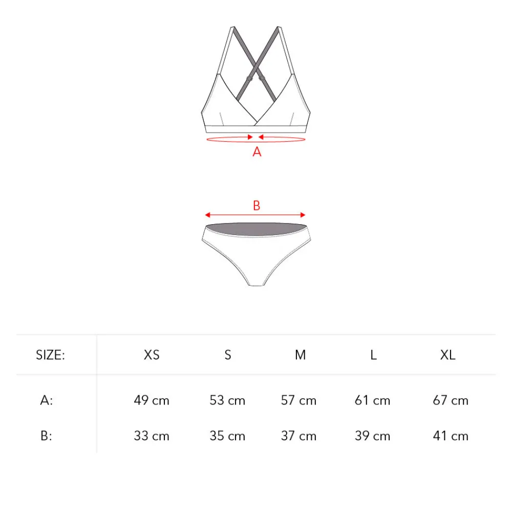 Pierre Robert Underdeler|Badetøy-Bikinitruse Black