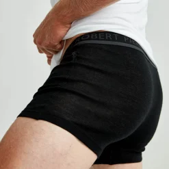 Pierre Robert Ullundertøy|Boxershorts-Boxershorts Herre Ull Black