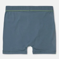 Pierre Robert Undertøy-Boxershorts Stor Gutt GreyMelange LapisBlue