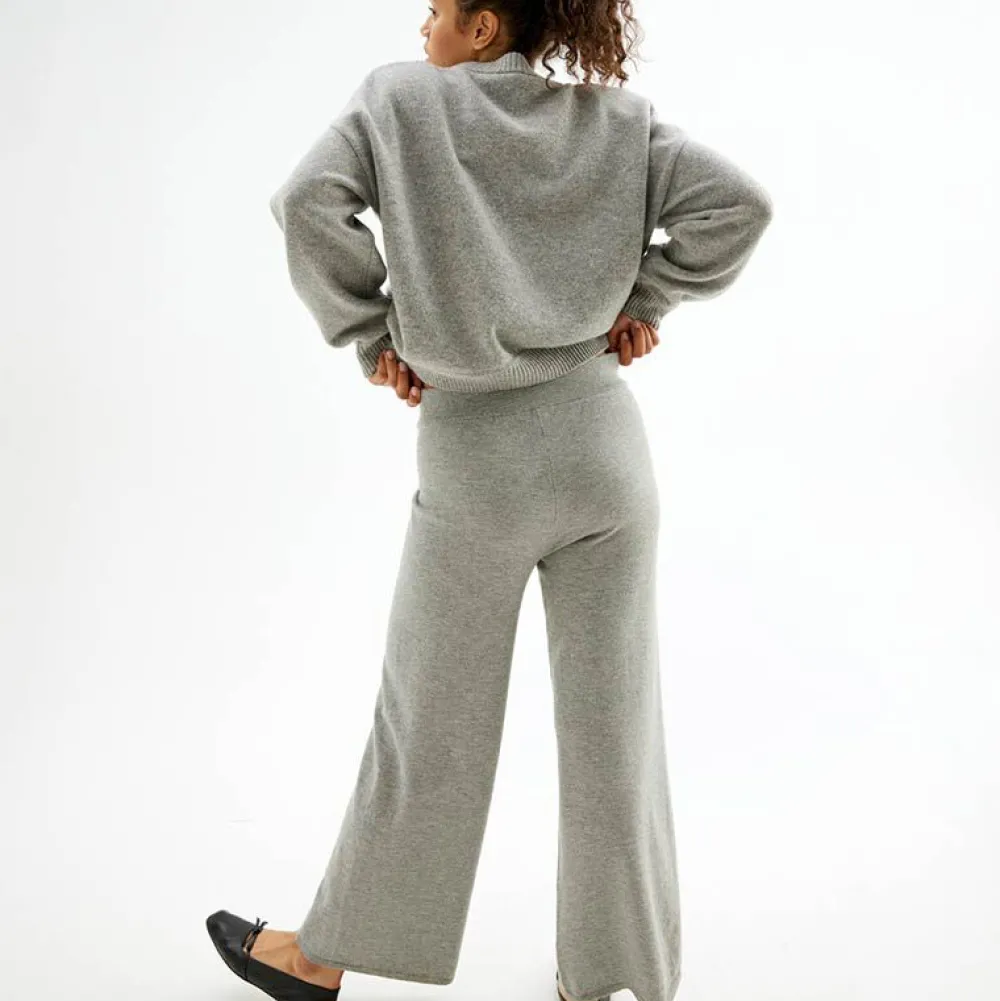 Pierre Robert Underdeler|Sommerull-Bukse I Merinoull Grey Melange