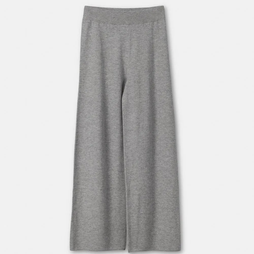 Pierre Robert Underdeler|Sommerull-Bukse I Merinoull Grey Melange