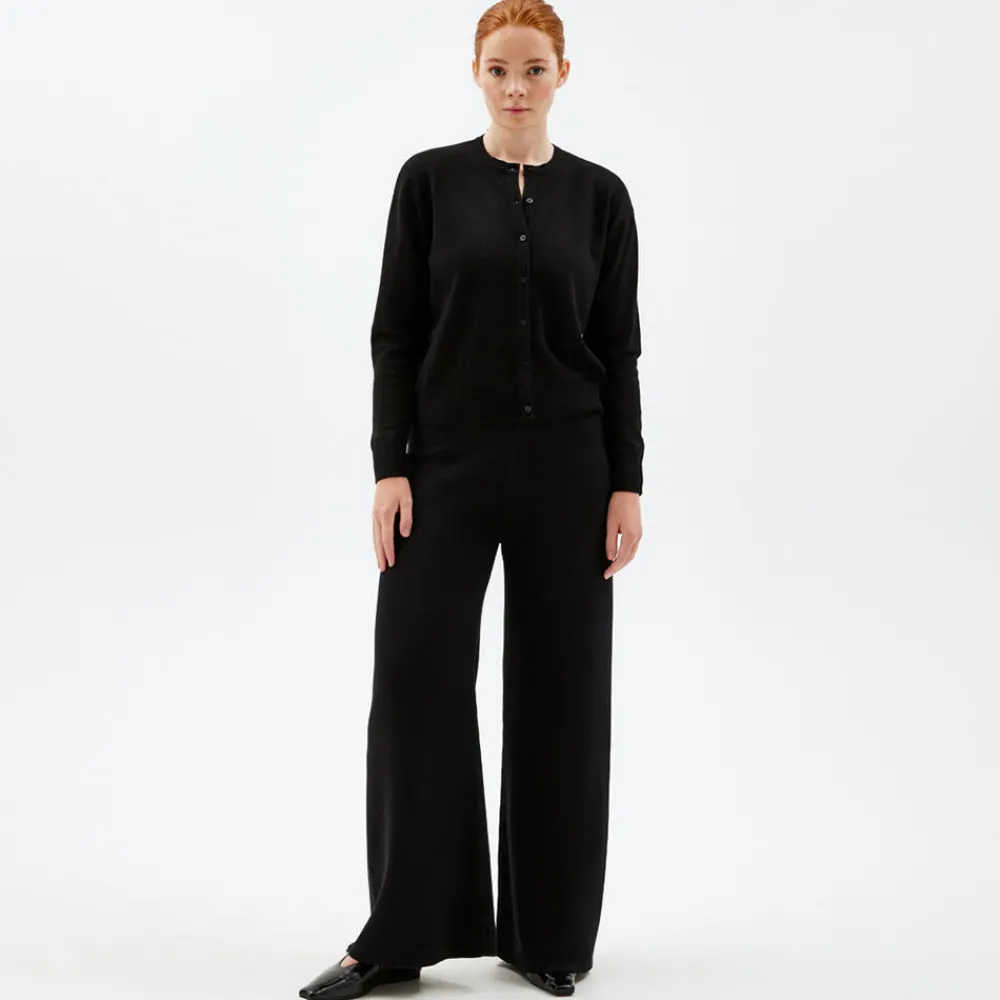 Pierre Robert Overdeler|Sommerull-Cardigan Black