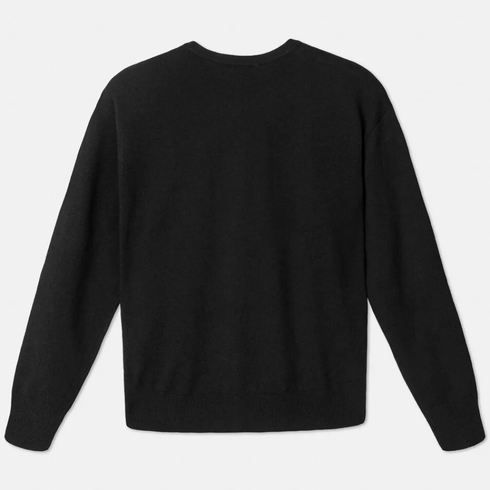 Pierre Robert Overdeler|Sommerull-Cardigan Black