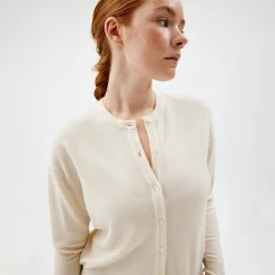 Pierre Robert Overdeler|Sommerull-Cardigan Ivory