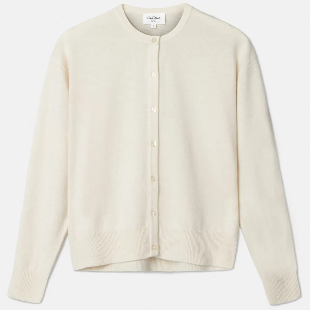 Pierre Robert Overdeler|Sommerull-Cardigan Ivory