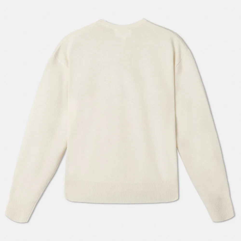 Pierre Robert Overdeler|Sommerull-Cardigan Ivory
