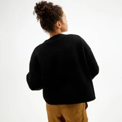 Pierre Robert Overdeler|Gensere-Cardigan Med Struktur Black