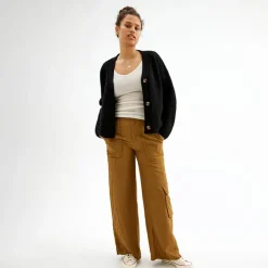 Pierre Robert Overdeler|Gensere-Cardigan Med Struktur Black