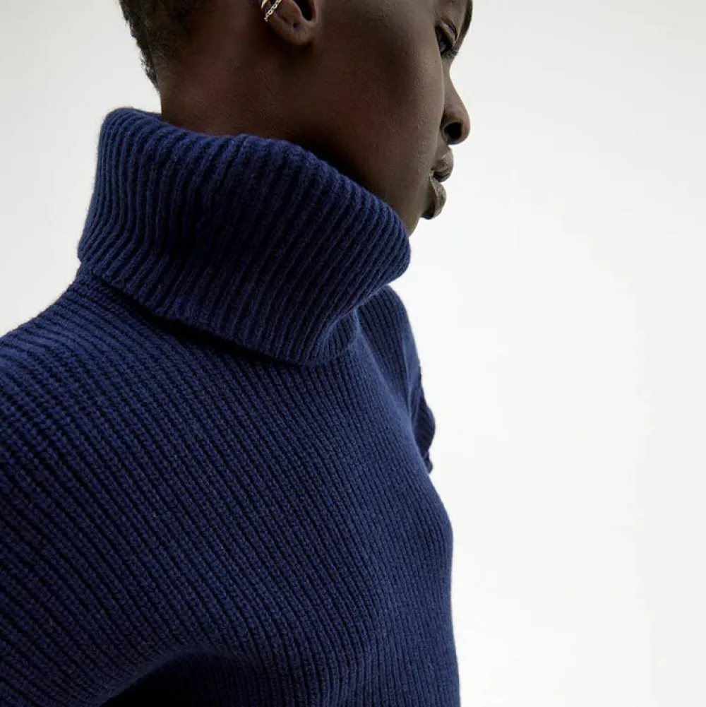 Pierre Robert Overdeler|Gensere-Genser Med Avtagbar Hals Blue/Ivory stripe