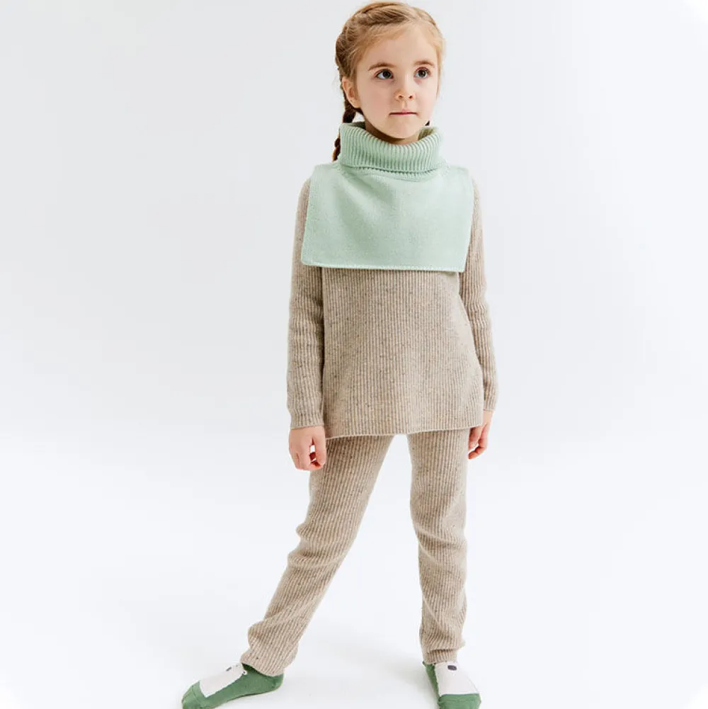 Pierre Robert Kapsel|Tilbehør-Hals Ull Barn Aqua Grey