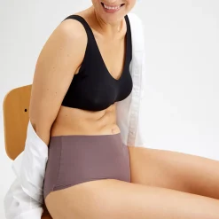 Pierre Robert Truser-High Waist Invisible Truse Purple Fog