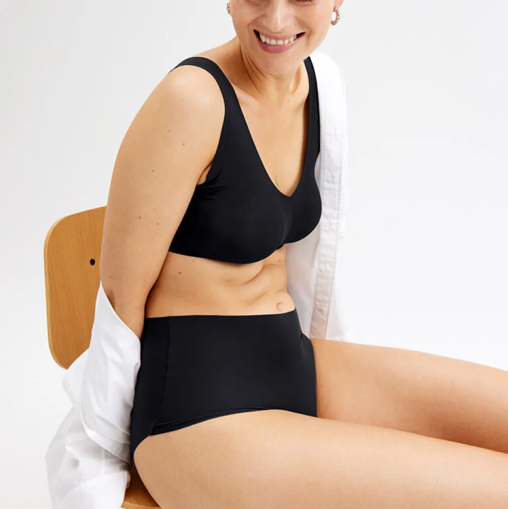 Pierre Robert Truser-High Waist Invisible Truse Black