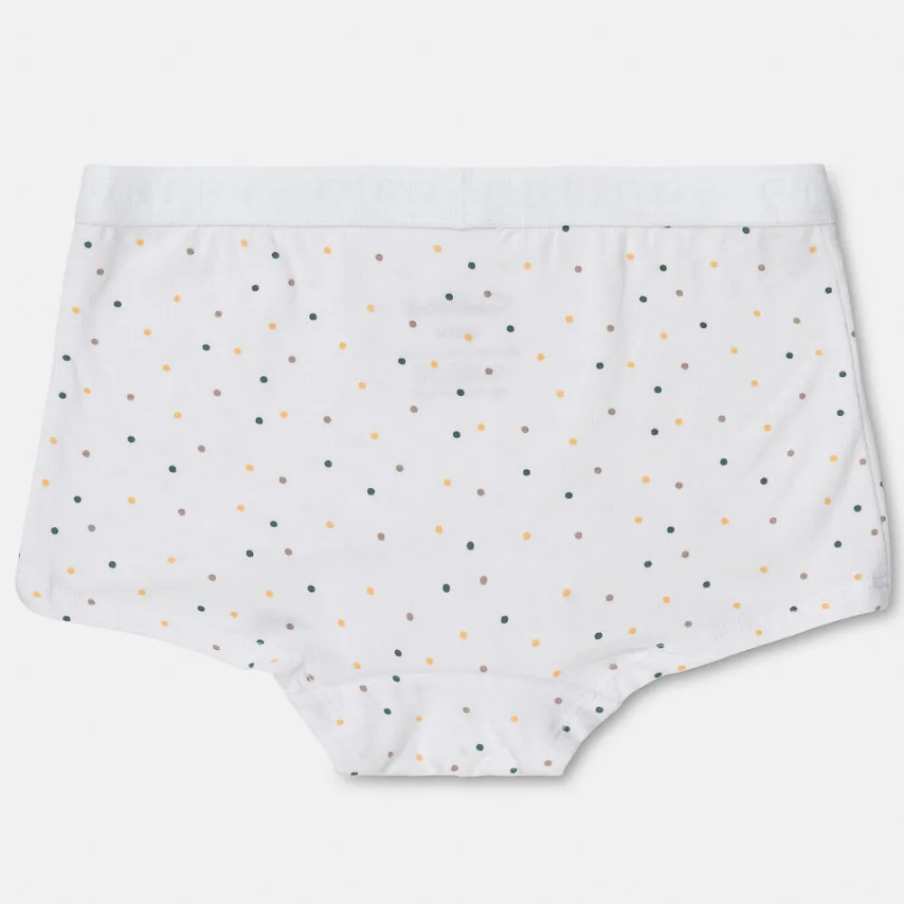 Pierre Robert Undertøy-Hipstertruse Stor Jente Ocean Teal and White