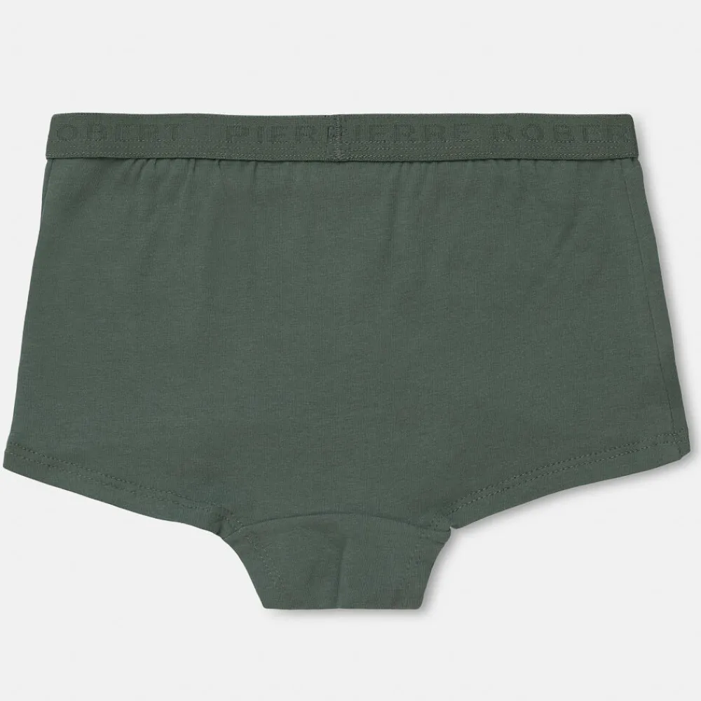 Pierre Robert Undertøy-Hipstertruse Stor Jente Ocean Teal and White