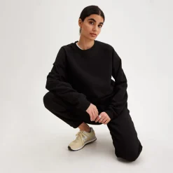 Pierre Robert Underdeler|Loungewear-Joggebukse økologisk Bomull Black