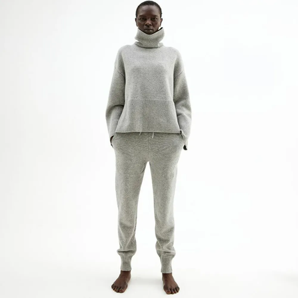 Pierre Robert Underdeler|Underdeler-Joggers I Ull Grey Melange