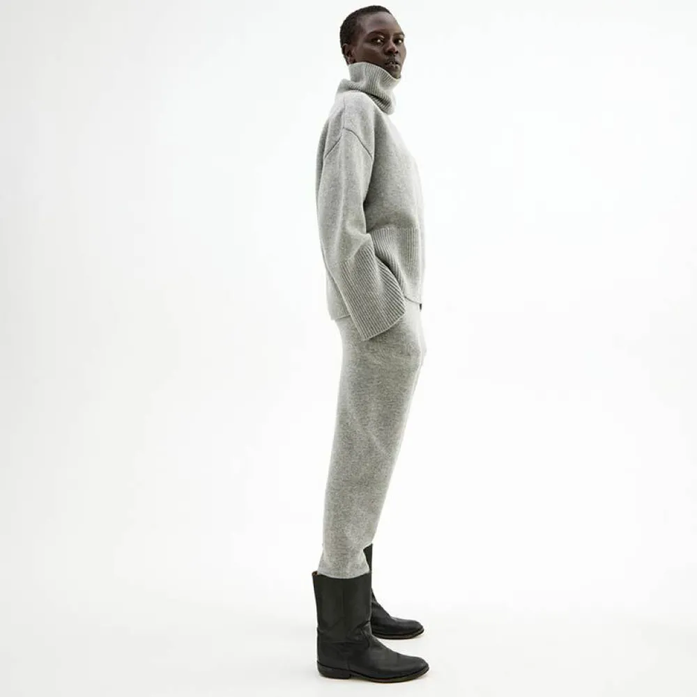 Pierre Robert Underdeler|Underdeler-Joggers I Ull Grey Melange