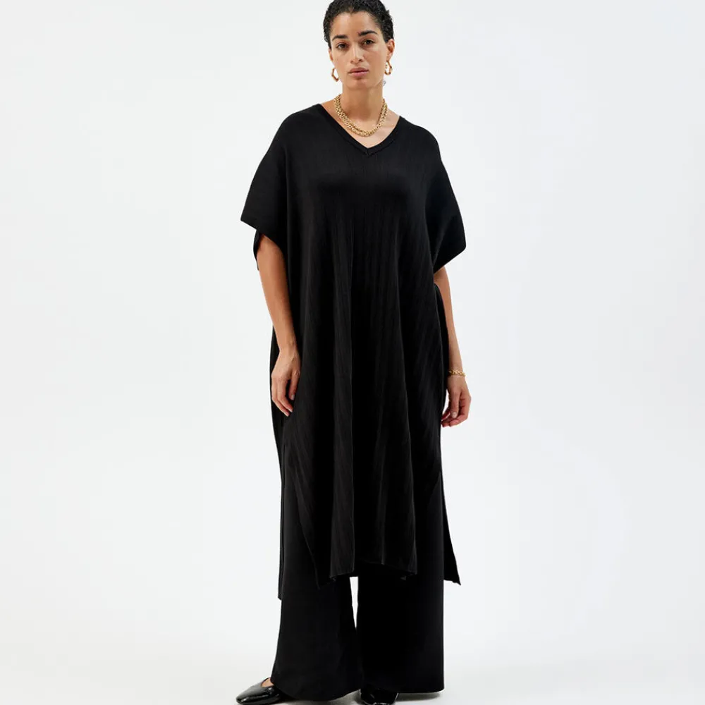 Pierre Robert Kjoler Og Skjørt|Loungewear-Kaftankjole Black