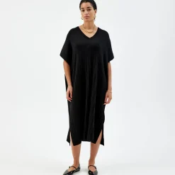 Pierre Robert Kjoler Og Skjørt|Loungewear-Kaftankjole Black