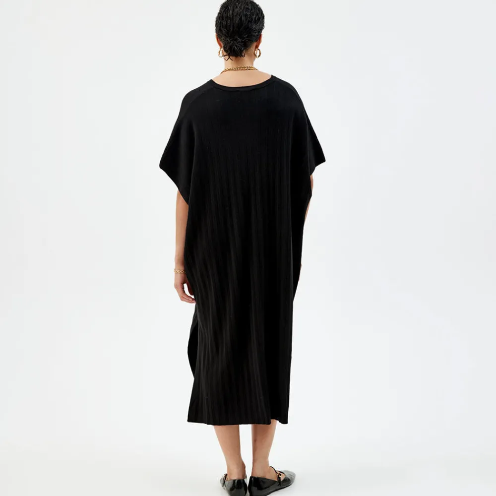 Pierre Robert Kjoler Og Skjørt|Loungewear-Kaftankjole Black