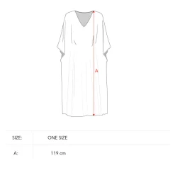 Pierre Robert Kjoler Og Skjørt|Loungewear-Kaftankjole Black