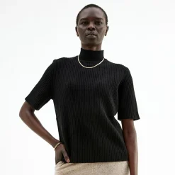 Pierre Robert Overdeler|Sommerull-Kortermet Genser I Ull Black