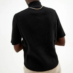 Pierre Robert Overdeler|Sommerull-Kortermet Genser I Ull Black