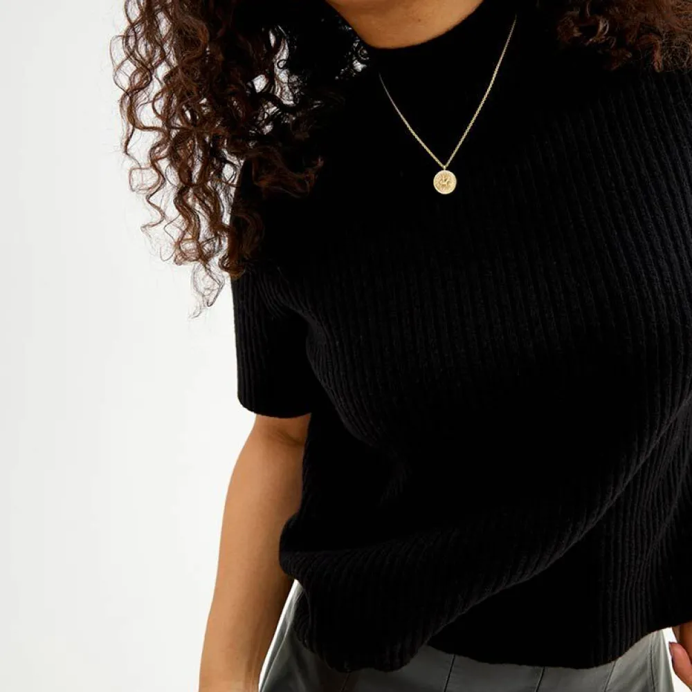 Pierre Robert Overdeler|Sommerull-Kortermet Genser I Ull Black