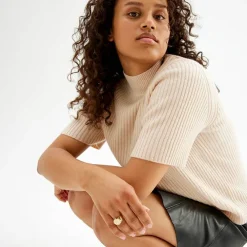 Pierre Robert Overdeler|Sommerull-Kortermet Genser I Ull Nature