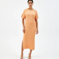 Pierre Robert Kjoler Og Skjørt|Loungewear-Kortermet Kjole Apricot