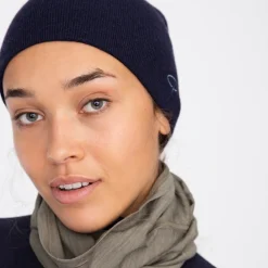 Pierre Robert Ullundertøy|Tilbehør-Lue I Merinoull Navy Melange