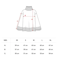 Pierre Robert Overdeler|Gensere-Oversized Høyhalset Strikkegenser Grey Melange