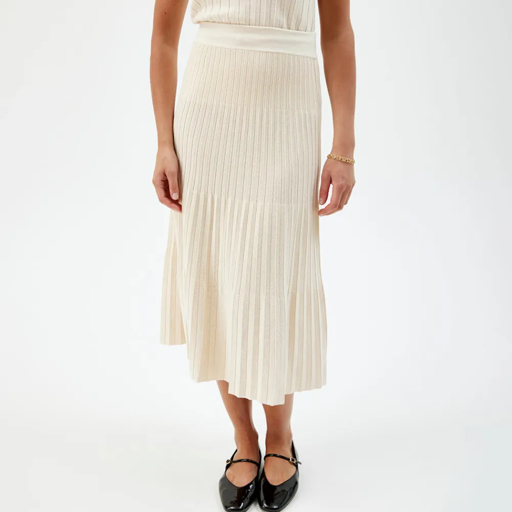 Pierre Robert Underdeler|Kjoler Og Skjørt-Plissert Skjørt Ecru