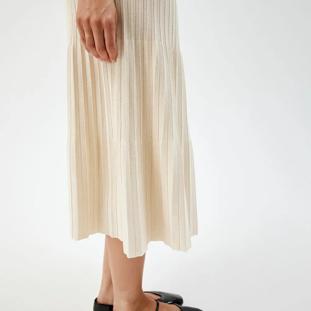 Pierre Robert Underdeler|Kjoler Og Skjørt-Plissert Skjørt Ecru