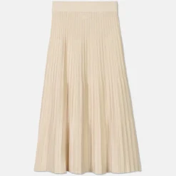 Pierre Robert Underdeler|Kjoler Og Skjørt-Plissert Skjørt Ecru