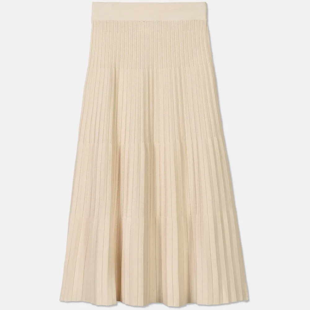 Pierre Robert Underdeler|Kjoler Og Skjørt-Plissert Skjørt Ecru