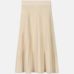 Pierre Robert Underdeler|Kjoler Og Skjørt-Plissert Skjørt Ecru