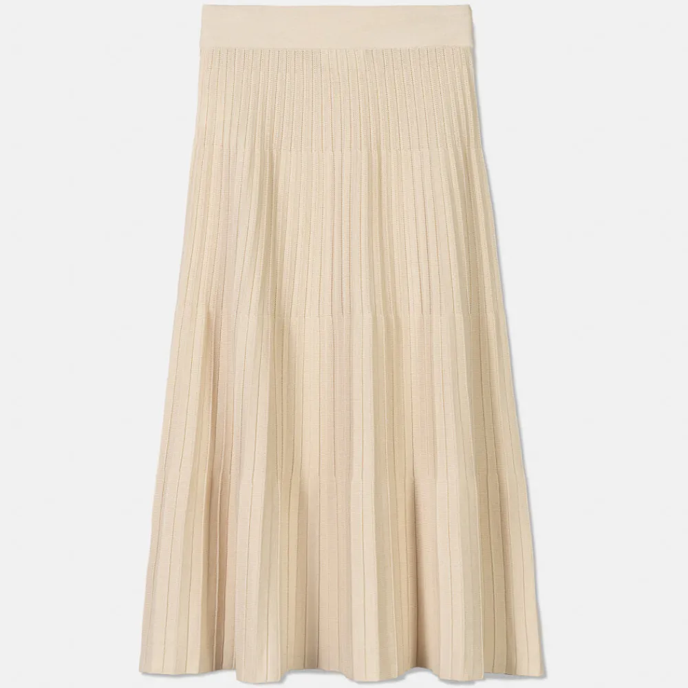 Pierre Robert Underdeler|Kjoler Og Skjørt-Plissert Skjørt Ecru