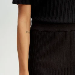 Pierre Robert Underdeler|Kjoler Og Skjørt-Plissert Skjørt Black