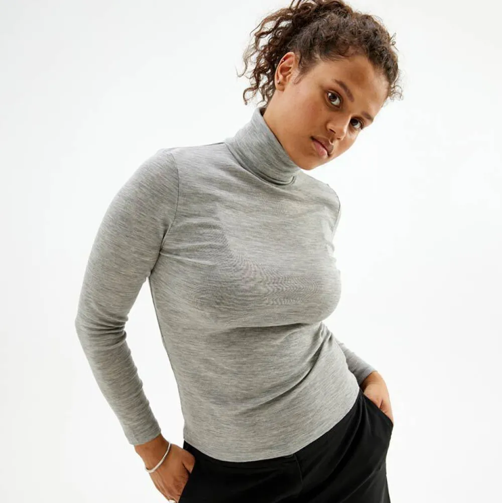 Pierre Robert Overdeler|Sommerull-Pologenser Ull Grey Melange