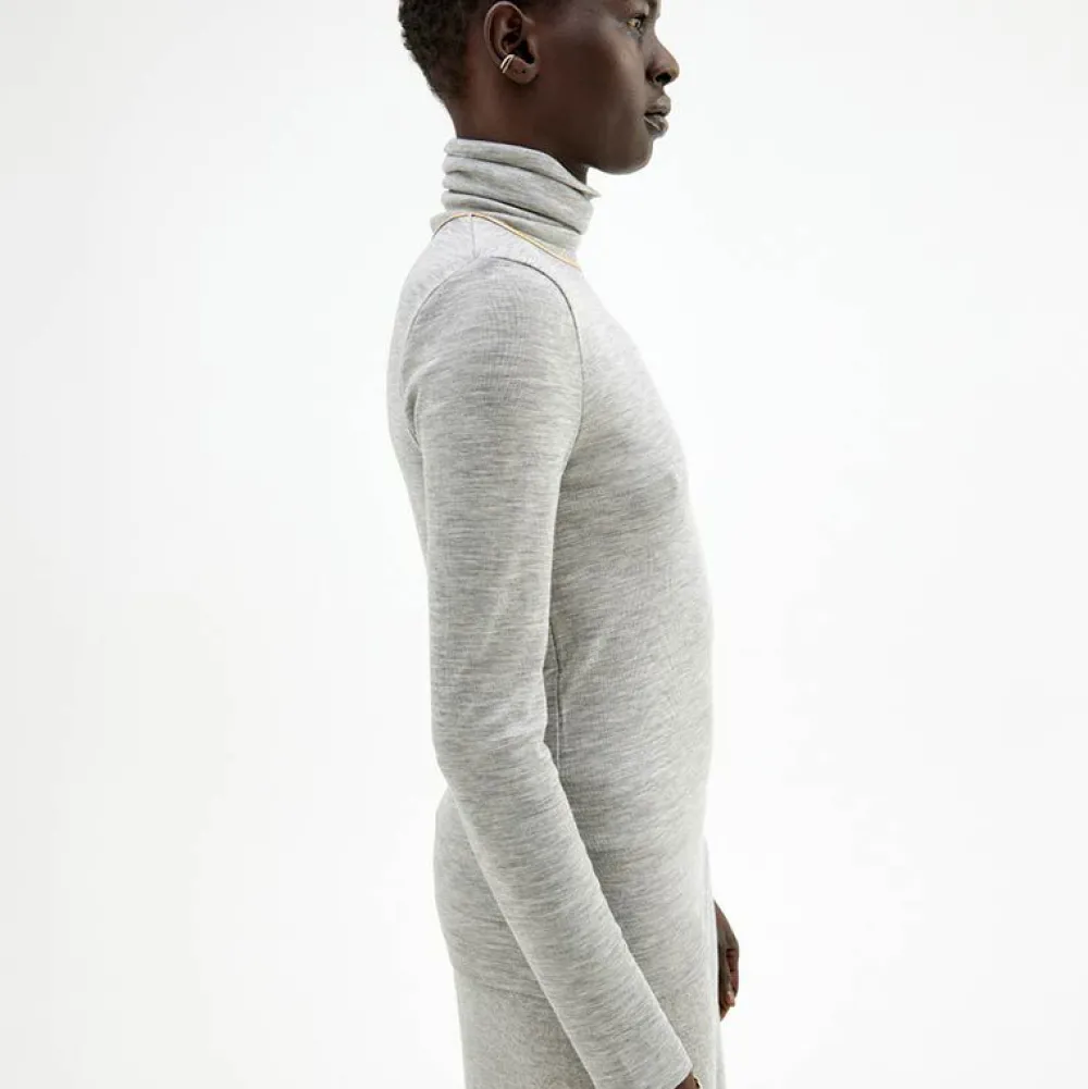 Pierre Robert Overdeler|Sommerull-Pologenser Ull Grey Melange