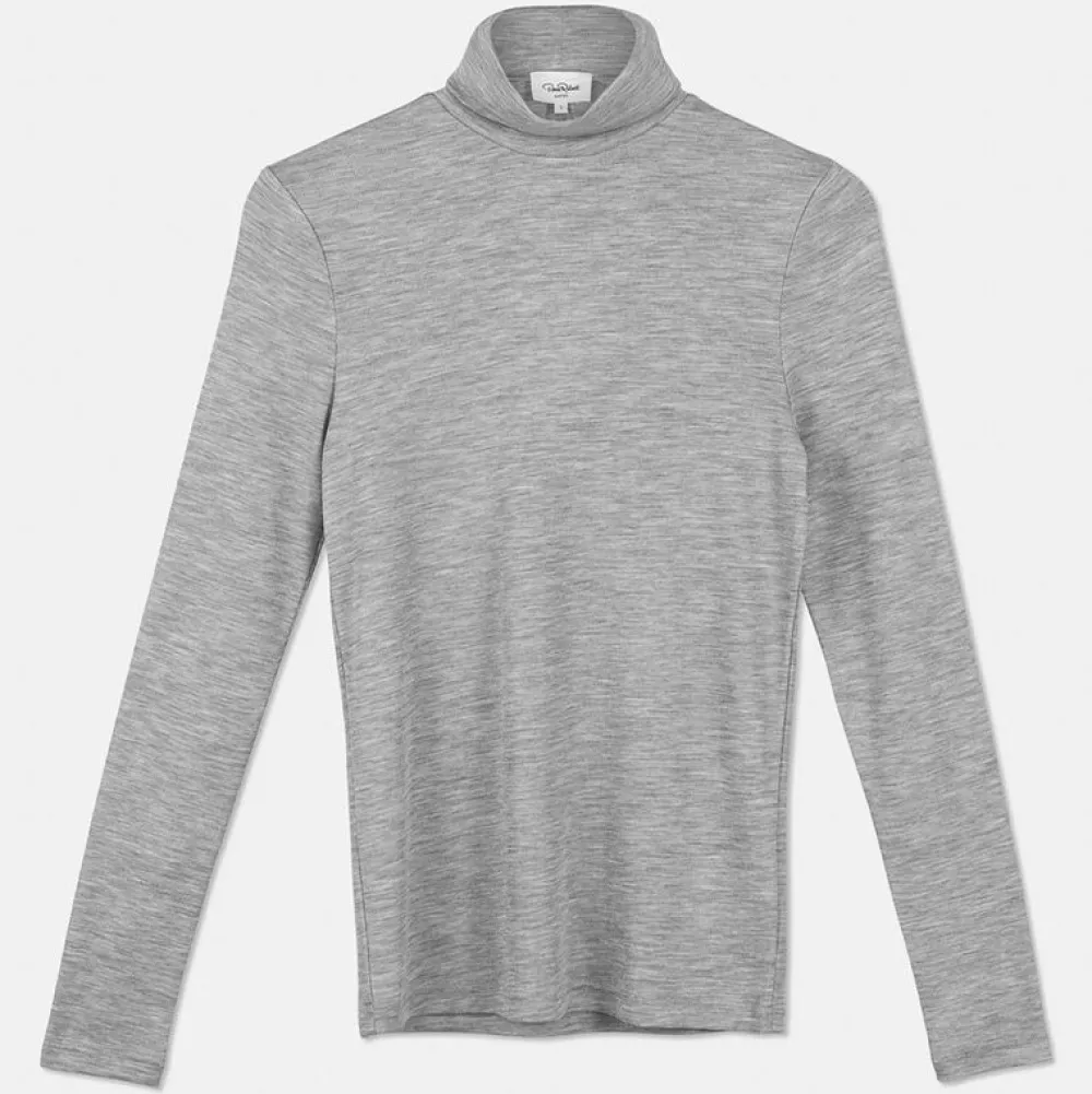 Pierre Robert Overdeler|Sommerull-Pologenser Ull Grey Melange