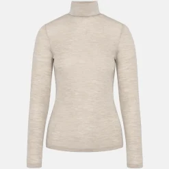 Pierre Robert Overdeler|Gensere-Pologenser Ull Stone Beige