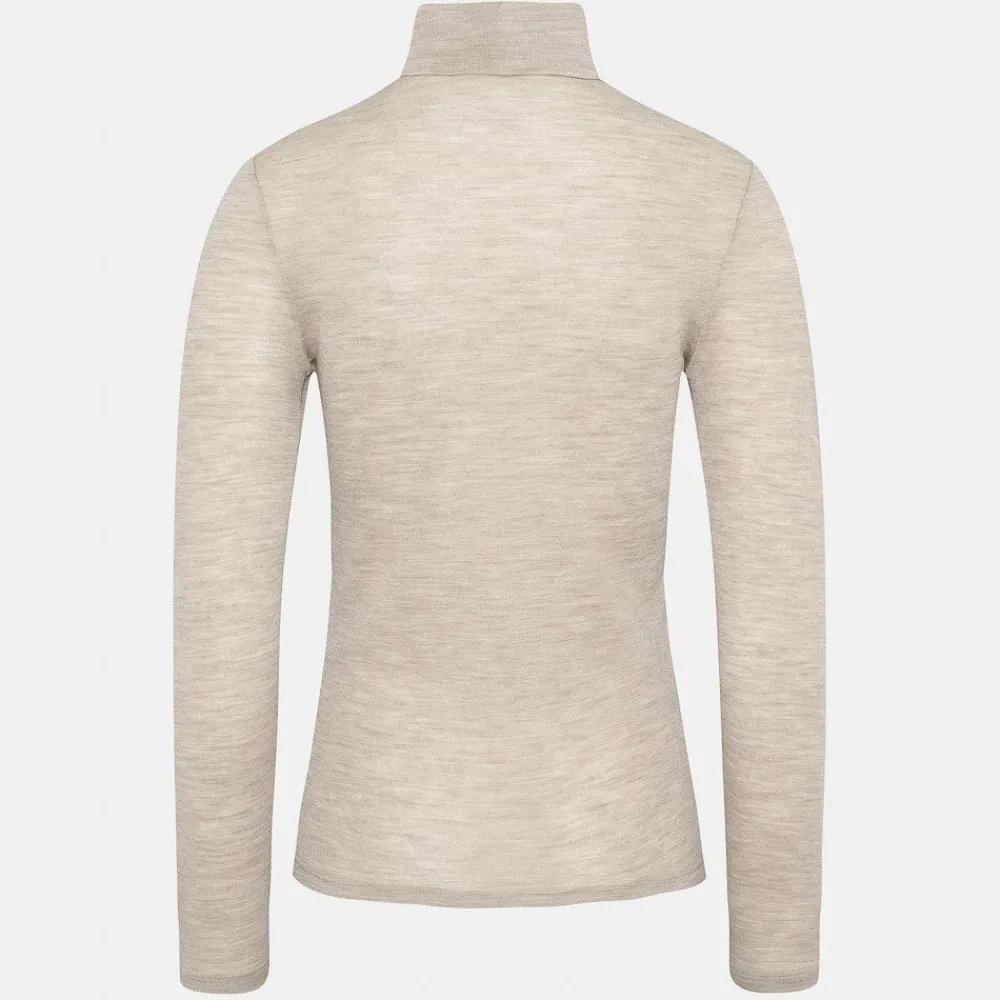 Pierre Robert Overdeler|Gensere-Pologenser Ull Stone Beige