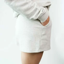 Pierre Robert Underdeler|Loungewear-Shorts Bomull Light Grey Melange