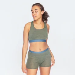 Pierre Robert Ullundertøy|Sommerull-Sports-BH I Merinoull Khaki