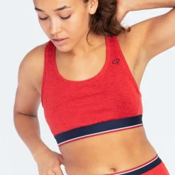 Pierre Robert Bh|Ullundertøy-Sports-BH I Merinoull OL Red Mel