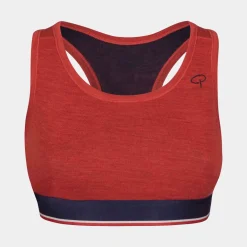 Pierre Robert Bh|Ullundertøy-Sports-BH I Merinoull OL Red Mel