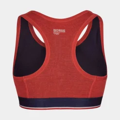 Pierre Robert Bh|Ullundertøy-Sports-BH I Merinoull OL Red Mel