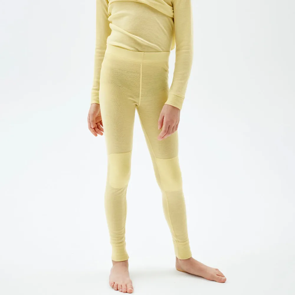 Pierre Robert Underdeler|Ullundertøy-Stilongs Ull Barn Yellow Cream